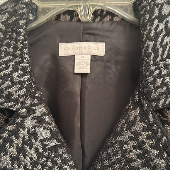 Charter Club Sparkly Jacket- Like New - Picture 5 of 7